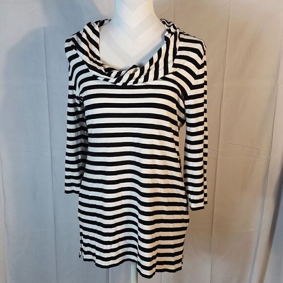 White House Black Market Striped Top - Picture 1 of 7
